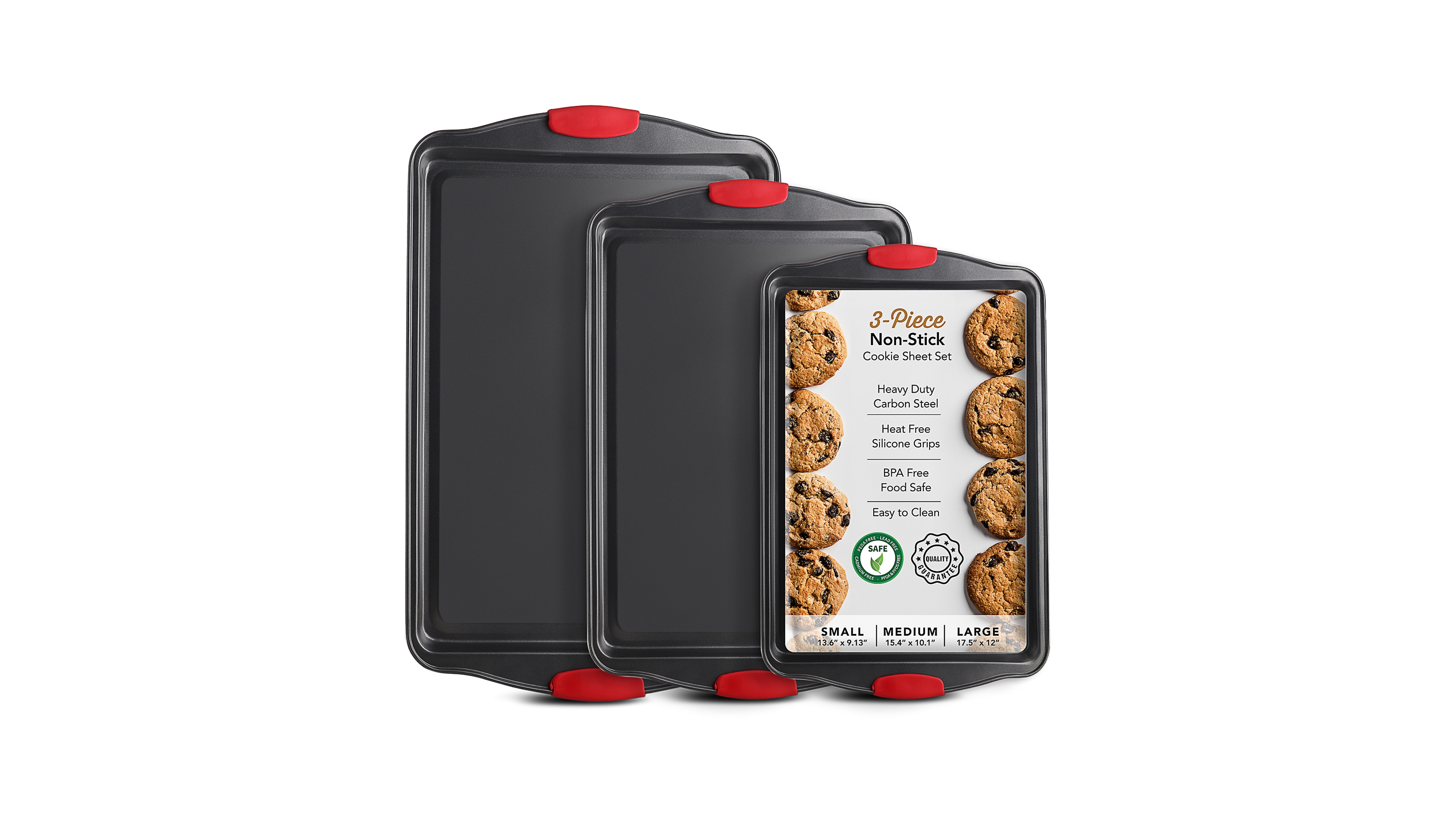 Nestl Premium 3-Pc. Baking Sheet Set