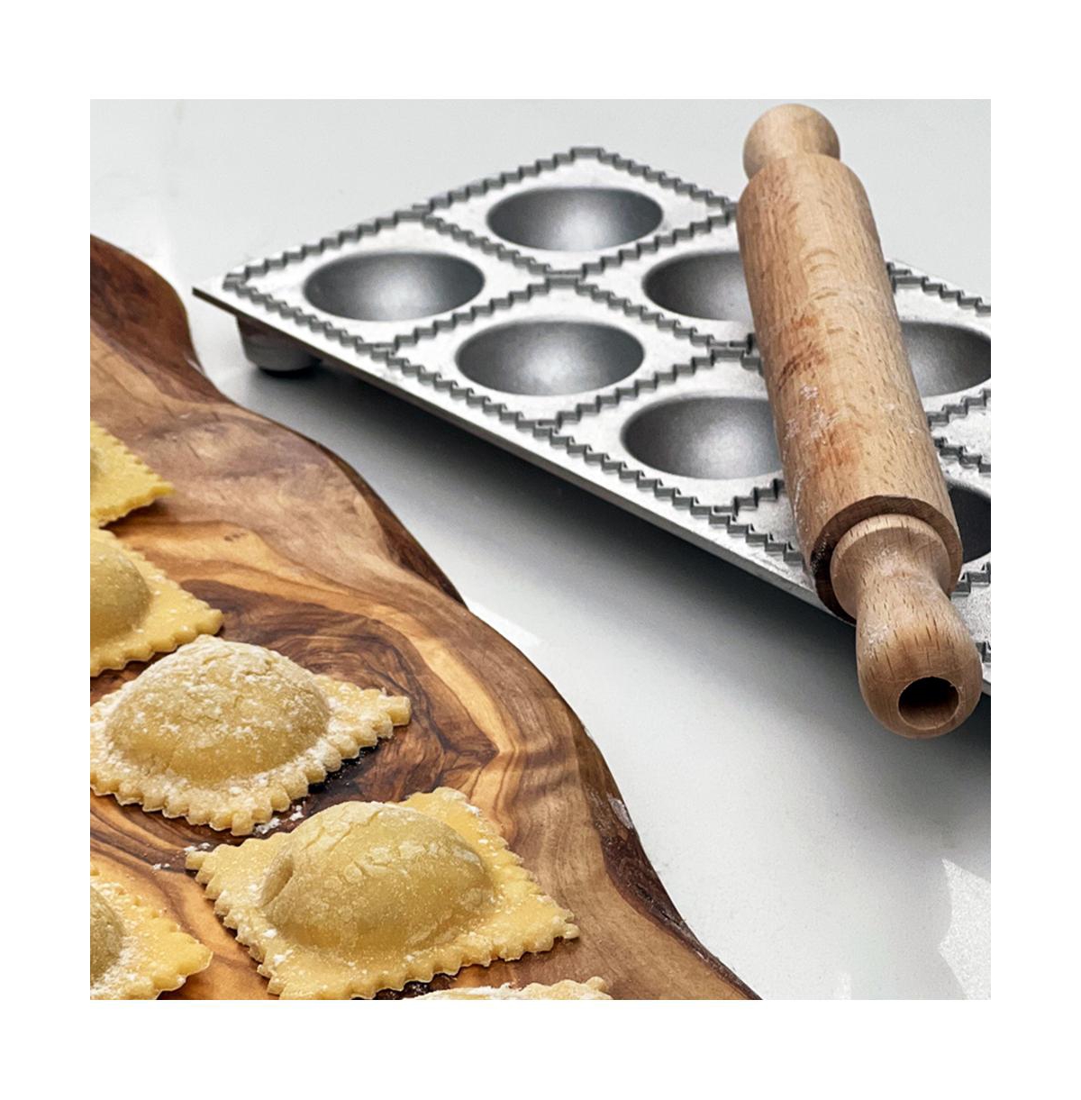 Verve Culture Ravioli Mold with rolling pin