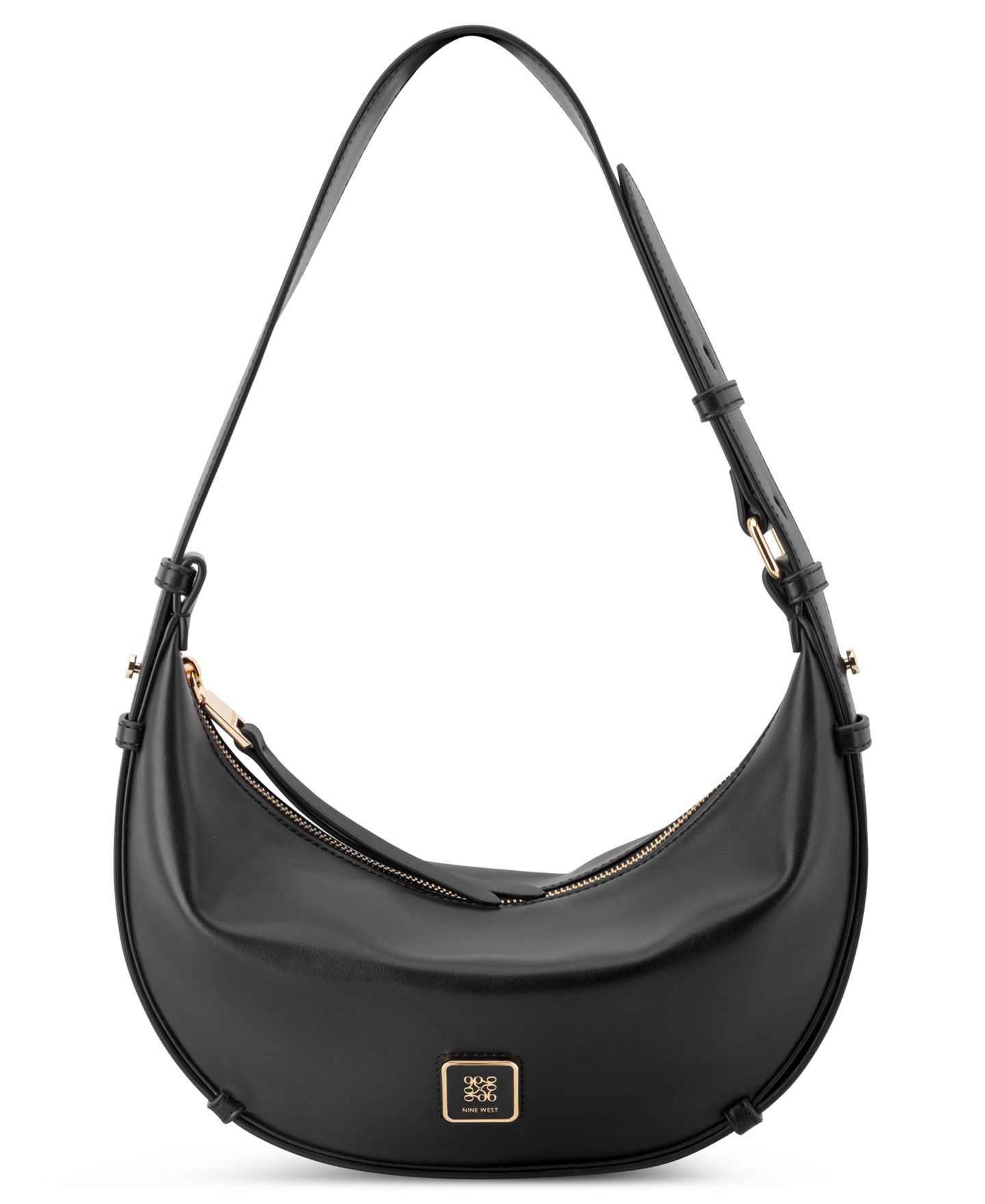 Женская сумка Nine West Laramie Covertible Crossbody Medium Hobo, цвет: Чёрный — фото 1
