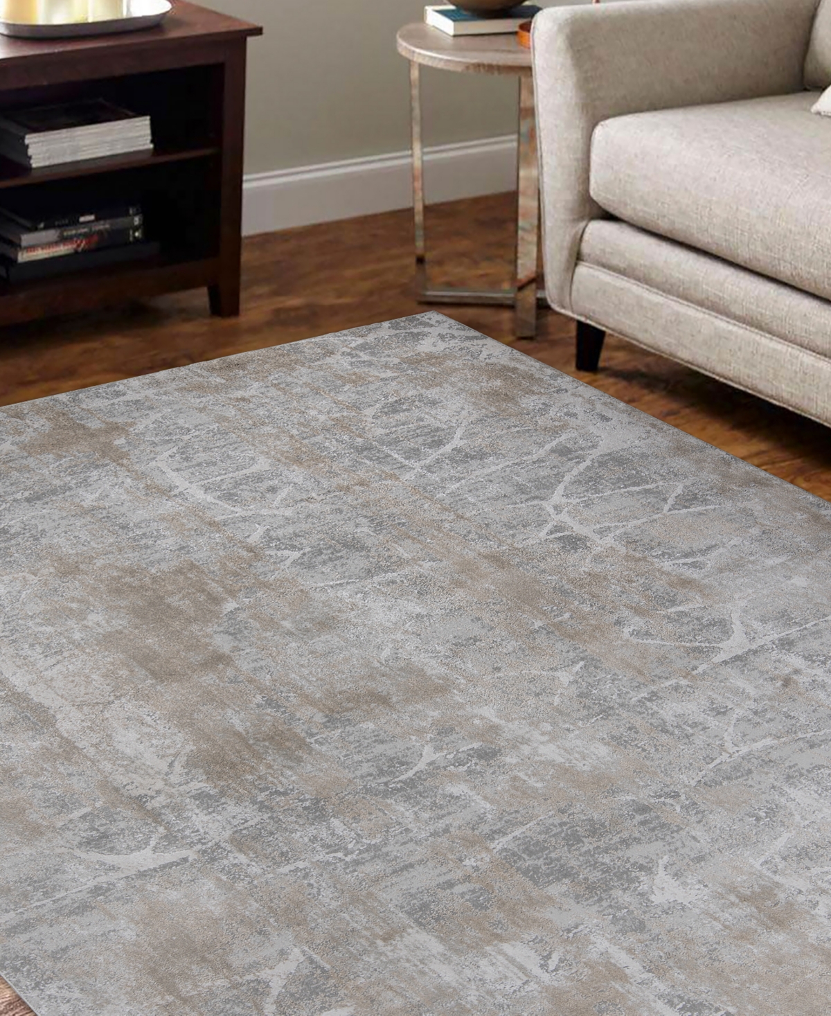 Mink Home Alloy All342 7'10" x 11' Area Rug