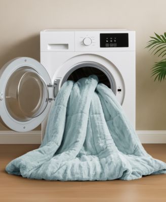 Duke Reversible Faux Fur 3-Pc. Comforter Set, King/California King