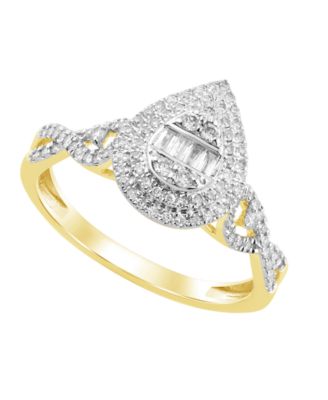 Diamond Ring (1/3 ct. t.w.) in 10k Yellow Gold