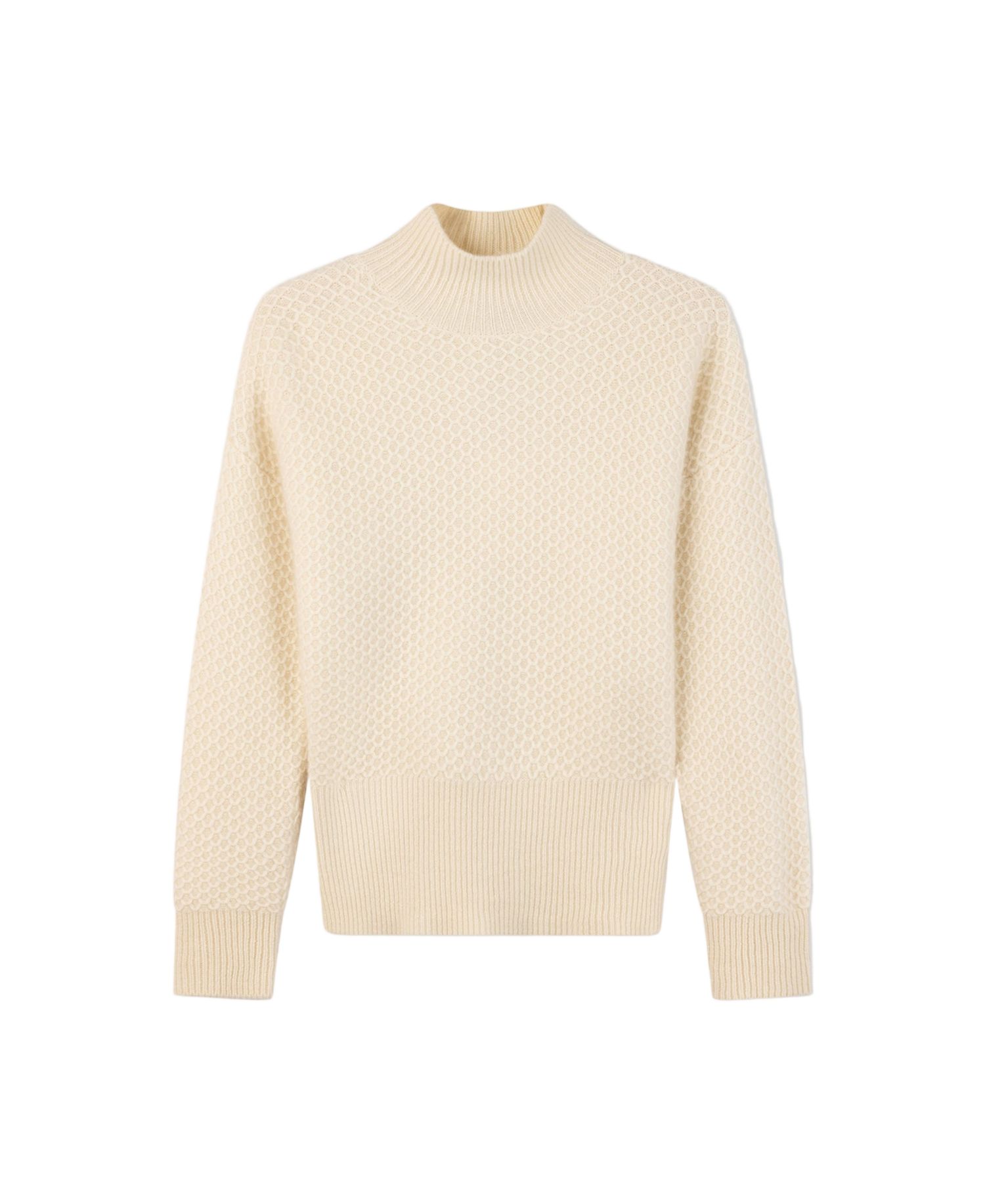 Women's Mongolian Cashmere High-neck Sweater