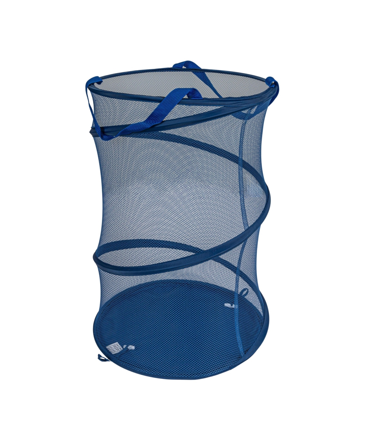 Household Essentials Pop-Up Mesh Laundry Hamper, Blue