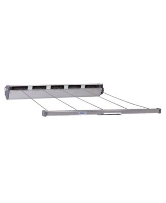 Retractable 5-Line Laundry Drying Rack, Silver