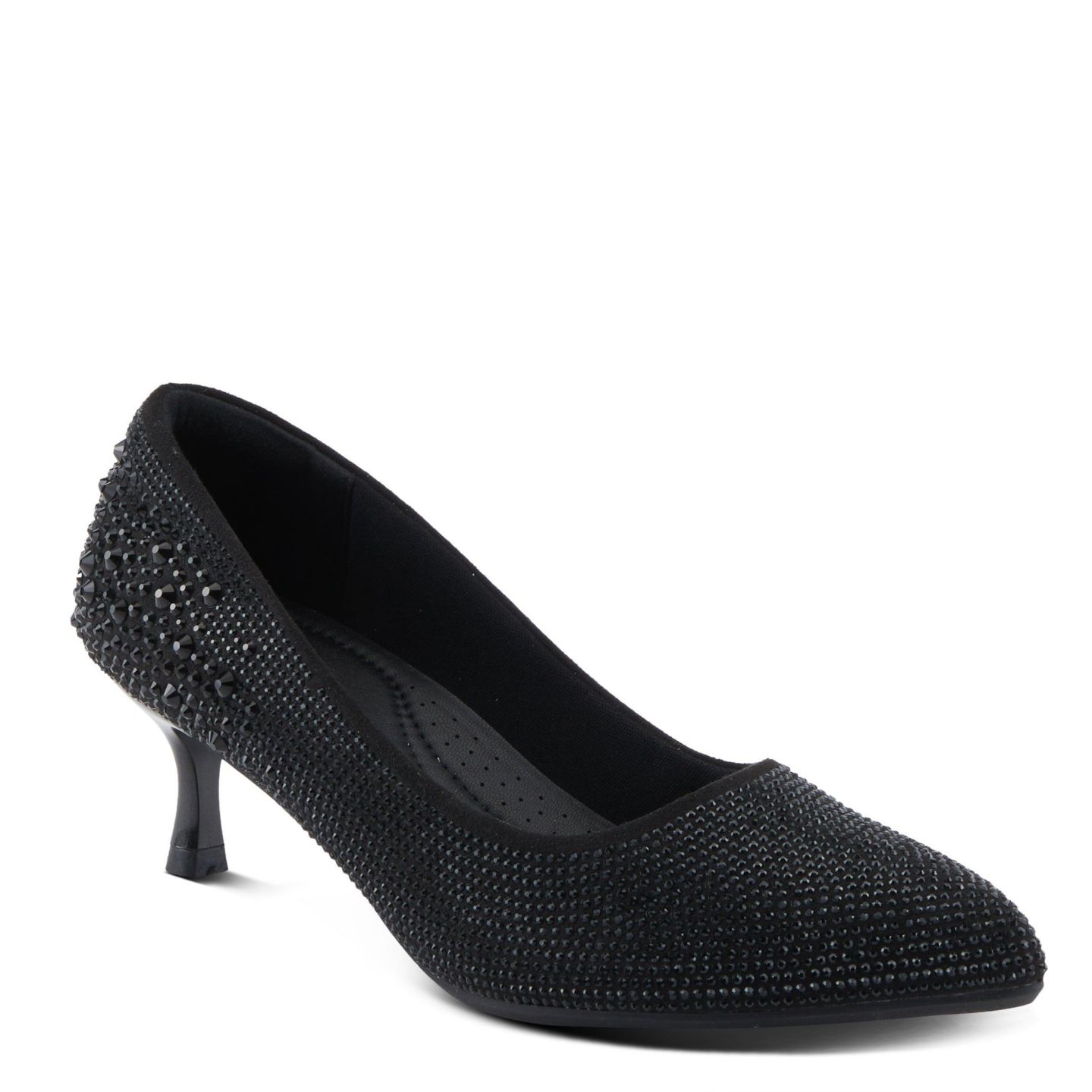 Женские туфли Patrizia Tyanna Kitten Heel Pump with Cushioned Insole, цвет: Чёрный — фото 1