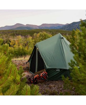 White duck Outdoors Regatta Bell Tent - 13' (Forest Green, Water Repellent)