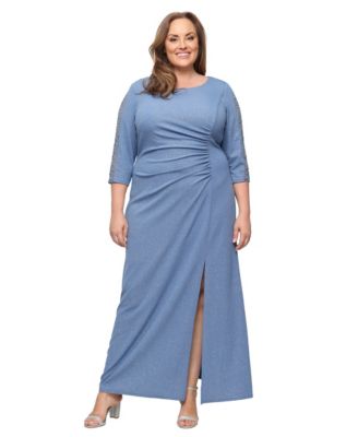 Plus Size Crewneck Maxi Dress