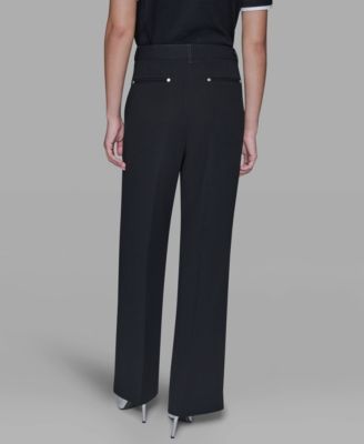 Women's Mid Rise Straight Leg Pants