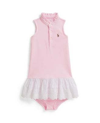 Baby Girls' Sleeveless Dress and Bloomer, 2-Piece Set