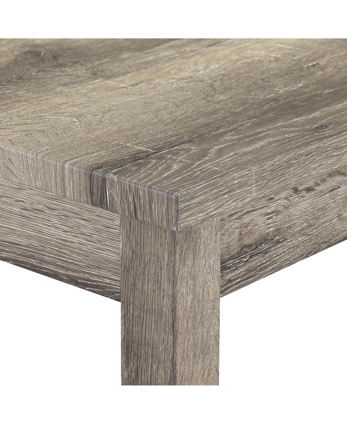 Casainc Industrial 5-Piece Dining Set with Bar Table and Chairs in Brown