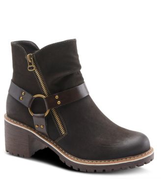 Firewood Women's Bootie with Durable Side Zipper