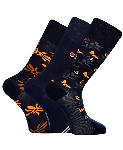 Носки Bundle для мужчин, 3 шт. — Love Sock Company, цвет: Тёмно-синий