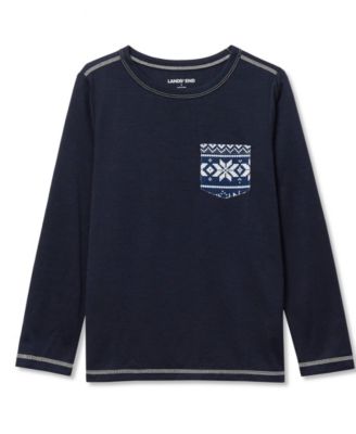 Big Girls Soft Jersey Pocket Sleep Top