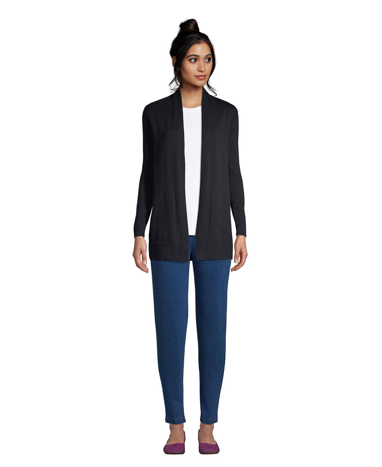 Women's Long Sleeve Open Long Cardigan Sweater