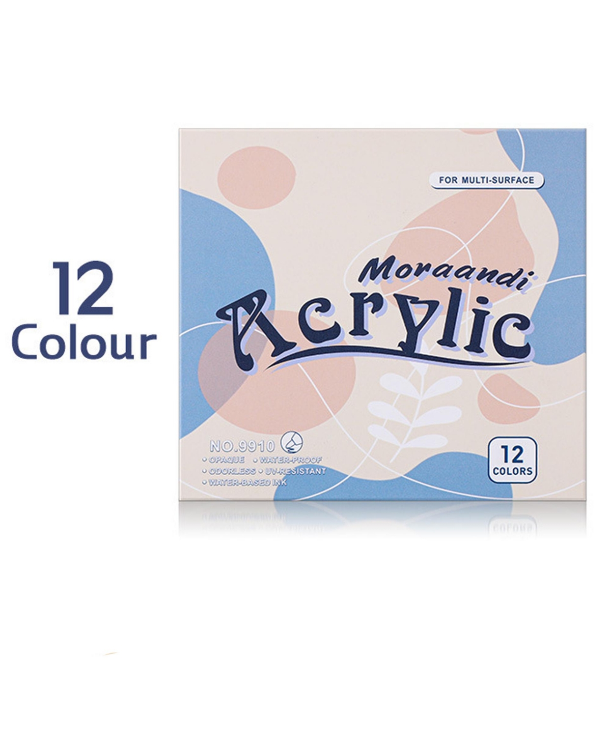 Htutwoo 12 Colors Soft-Tip Acrylic Markers, Painting Pens, Graffiti Tool for Stone, Mobile Phone Case, Shoe and Glass