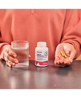 Native Berberine HCl 3-in-1 Complex with Chromium & Bitter Melon Extract - 500mg Premium Metabolic Support - 60 Capsules