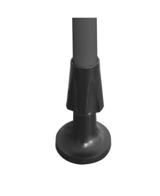 Retractable Awning White and Orange Polyester with PU coating, Steel