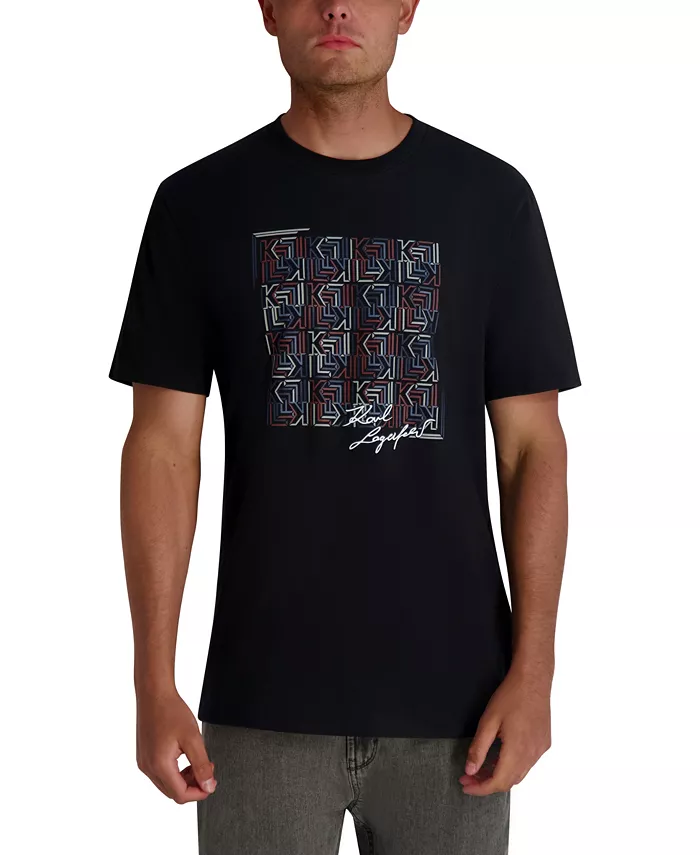 Men's Squared Print T-Shirt - thumbnail 6