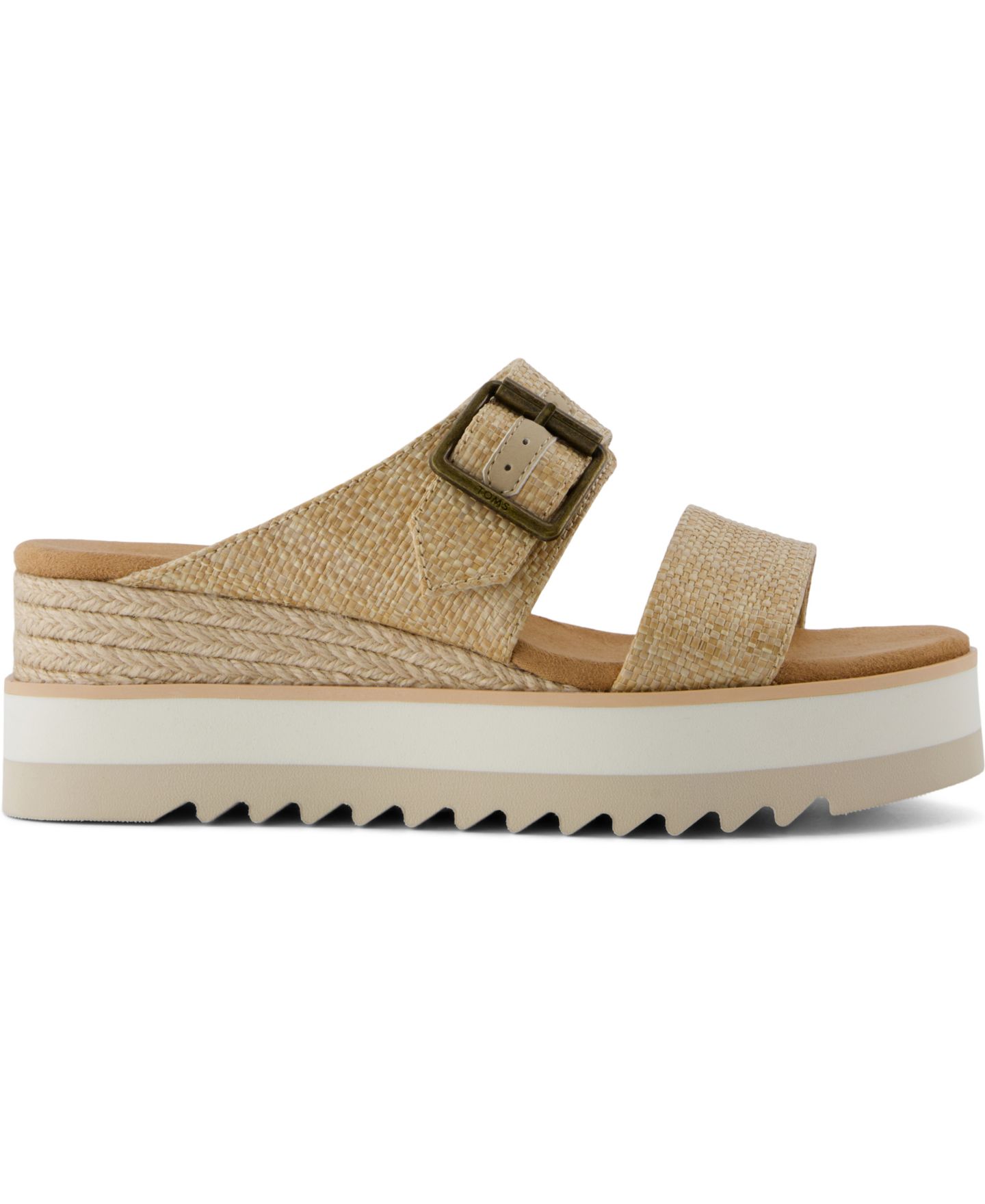 Женские сандалии TOMS Diana Mule Buckle, цвет: Миндальный — фото 2