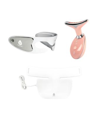 Total LED Light Therapy System: Eye Mask, Multi-Function Device & Neck Plate