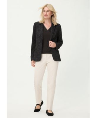 Women's V-Neck Sparkle-Trim T-Shirt