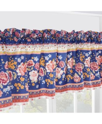 Marsha Window Valance - 84x16", Blue