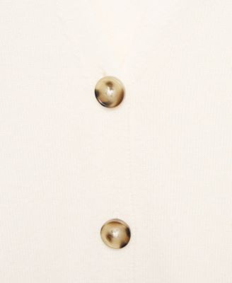 Women's Buttoned Wool Cardigan