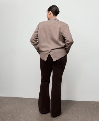 Women's Velvet Flared Jeans