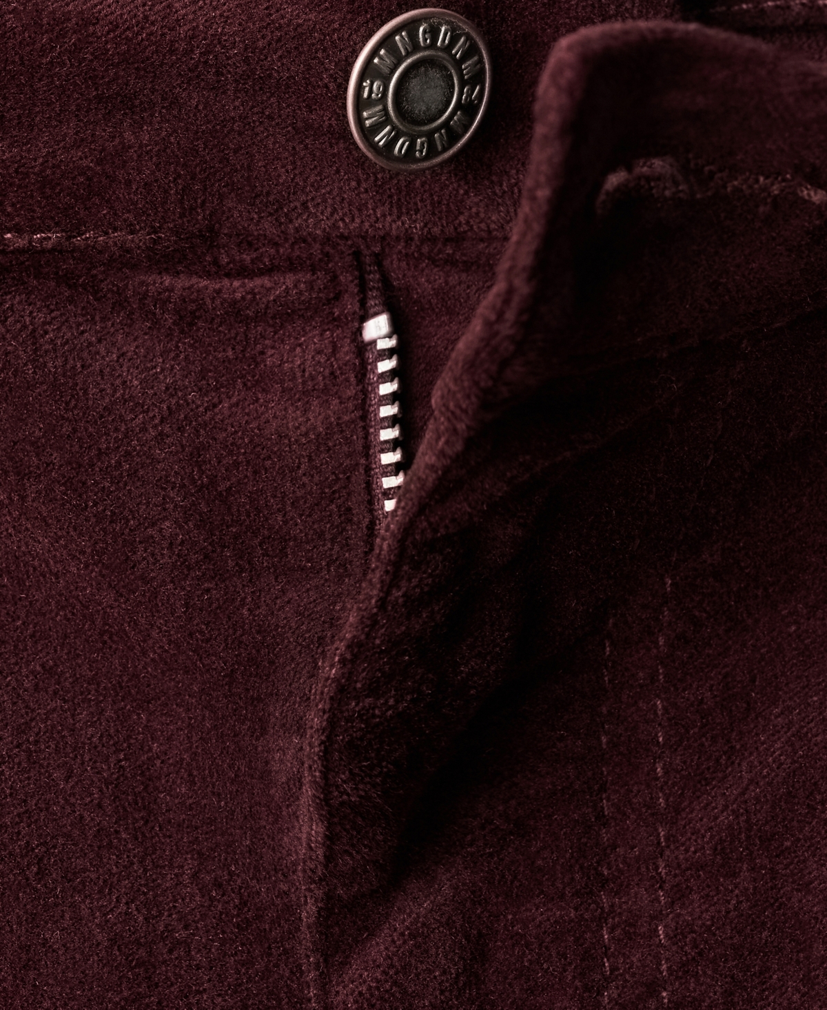 Mango Women's Velvet Flared Jeans