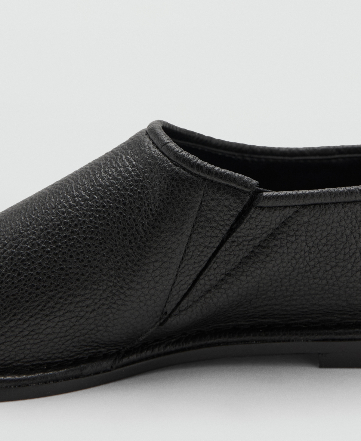 Mango Women's Leather Flat Shoes In Multi