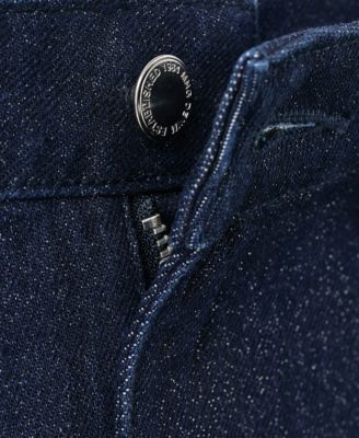 Women's Shiny Straight-Leg Jeans