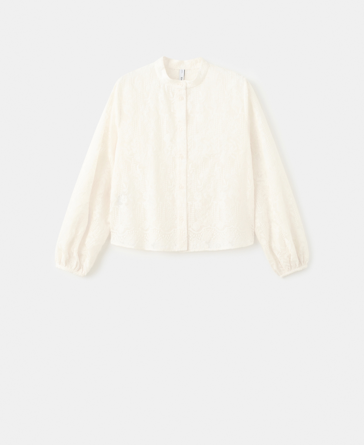 Mango Women's Embroidered Lyocell Blouse