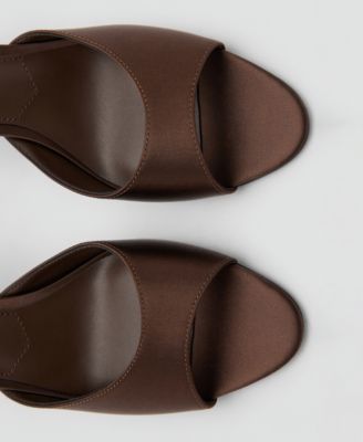 Women's Satin High-Heeled Sandals