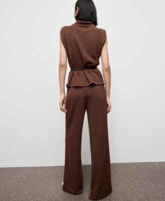 Women's Seam-Detail Straight-Fit Pants