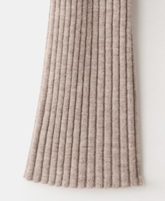 Women's Perkins-Neck Ribbed Dress