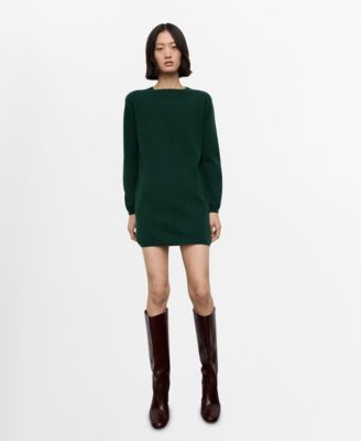 MANGO - Women's Fine-Knit Dress