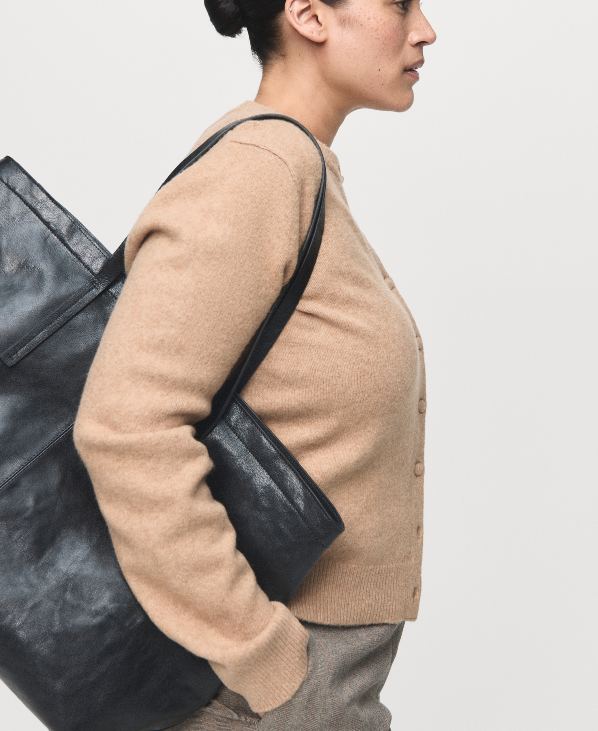 Mango Women's Knitted Button Cardigan