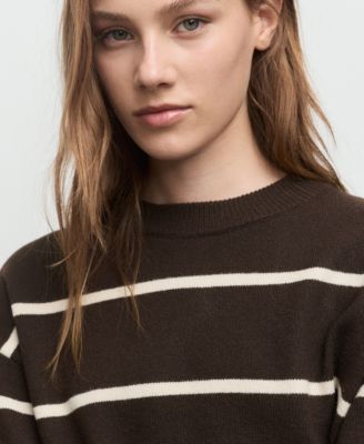 Women's Knit Striped Sweater