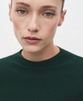 Women's Perkins Neck Ribbed Sweater