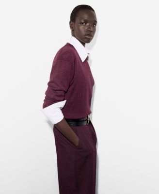 Women's Fine-Knit Crew-Neck Sweater