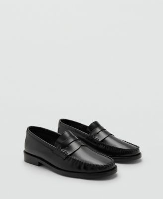 Women's Gathered Leather Moccasins