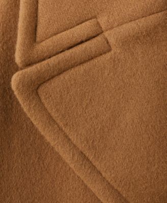 Women's Lapel Manteco Wool Coat