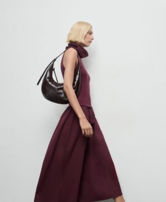 Women's Combined Funnel Neck Dress