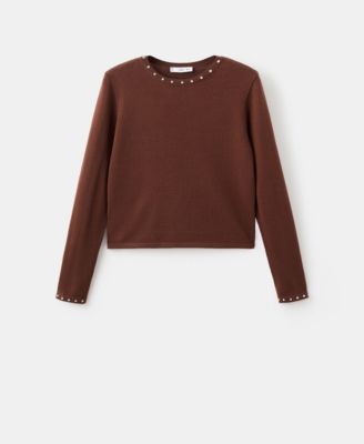 Women's Studded Knitted Sweater