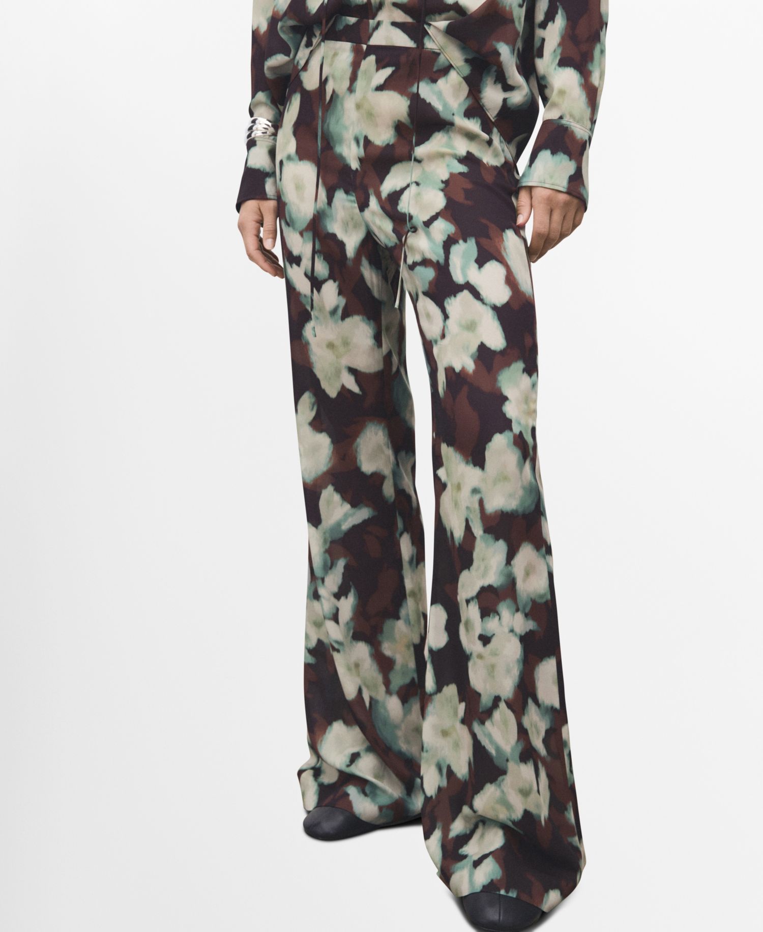 Women's Printed Flared Pants