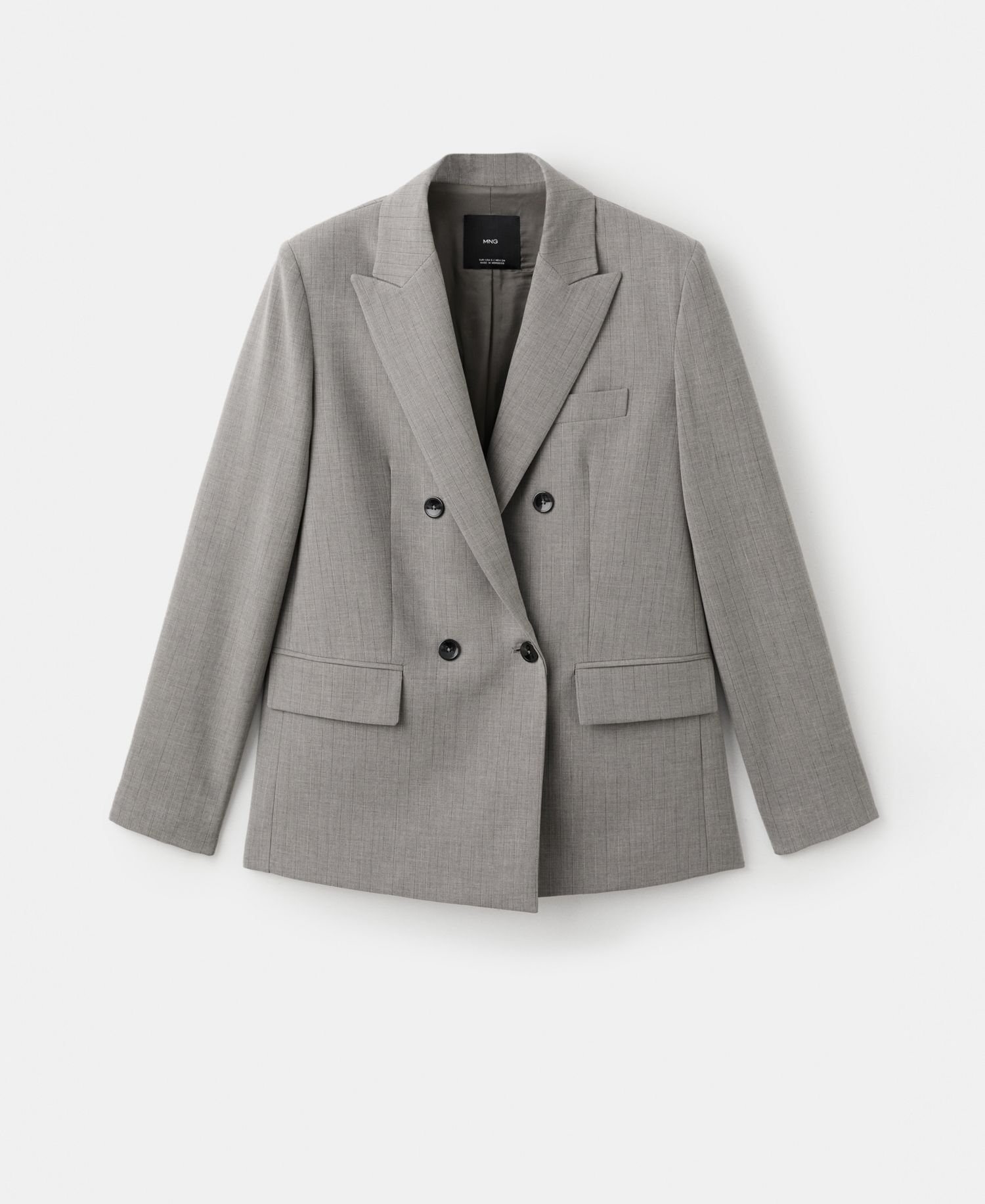 Women's Double-Breasted Wool Blend Blazer