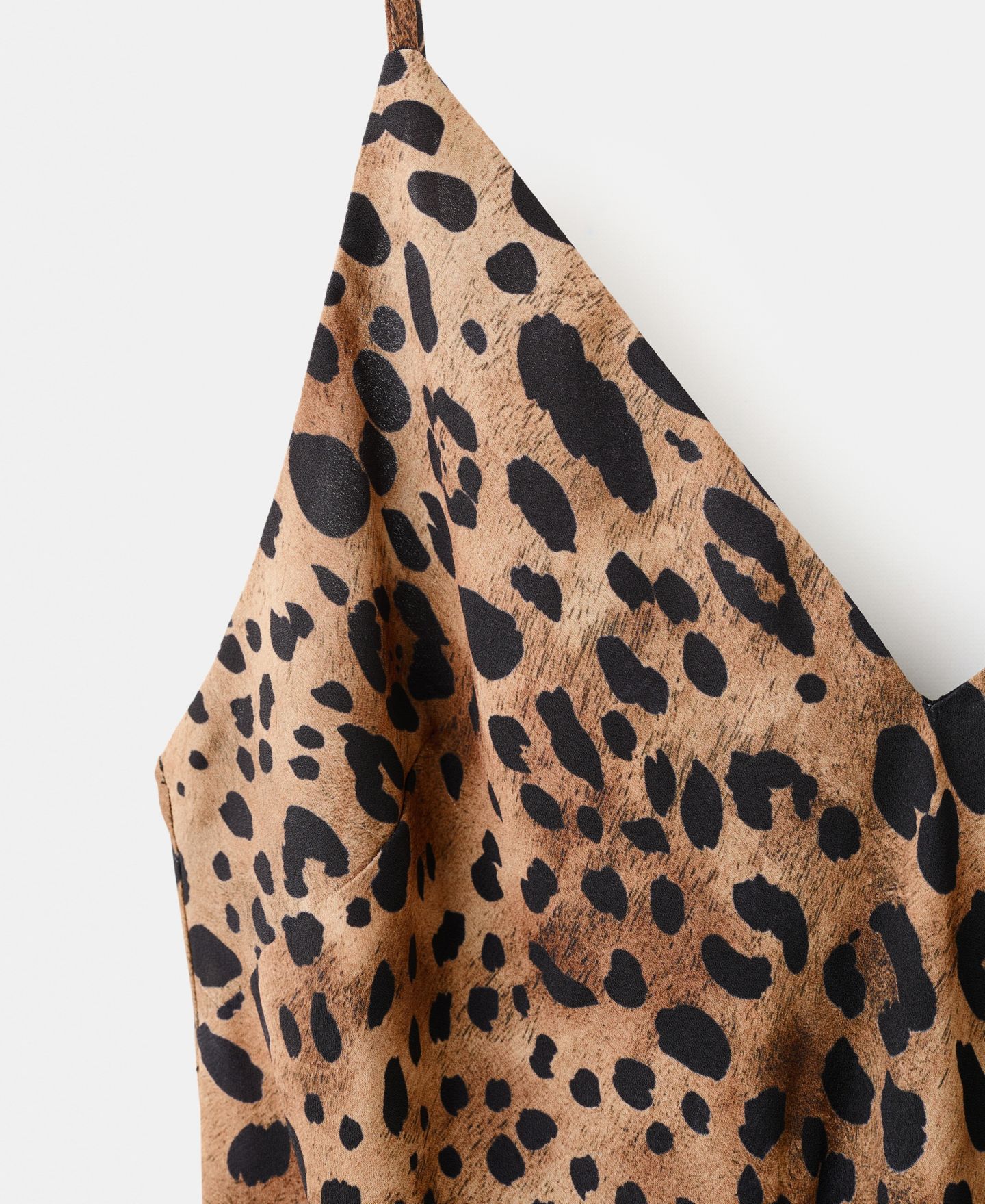 Женское платье MANGO Leopard-Print Open-Back, цвет: Коричневый — фото 4