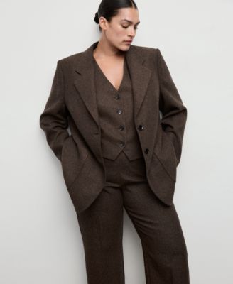 Women's Speckled Wool Pants