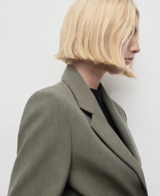 Women's Flap Pockets Suit Blazer